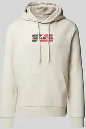 JACK & JONES Hoodie met labelprint, model 