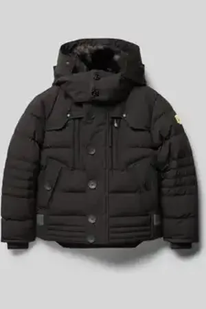Wellensteyn Gewatteerd jack met labeldetail, model 
