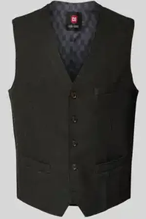 Club of Gents Gilet met strookzakken, model 