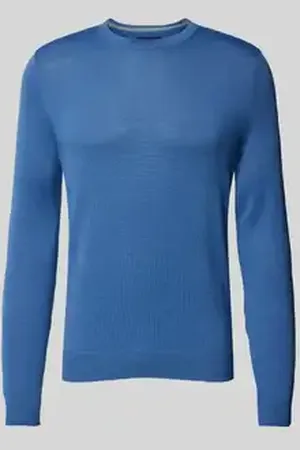 Christian Berg Gebreide pullover met ronde hals