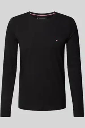 Tommy Hilfiger Regular fit shirt met lange mouwen en labelstitching
