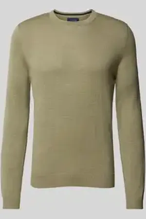Christian Berg Gebreide pullover met ronde hals