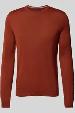 Christian Berg Gebreide pullover met ronde hals