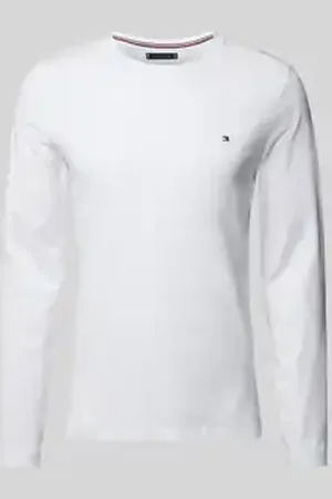 Tommy Hilfiger Regular fit shirt met lange mouwen en labelstitching