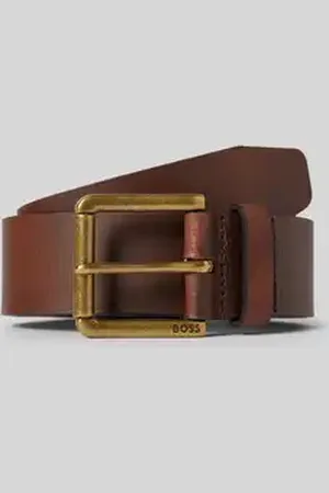 HUGO BOSS Leren riem met doornsluiting, model 
