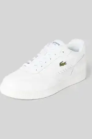 Lacoste Leren sneakers met logostitching