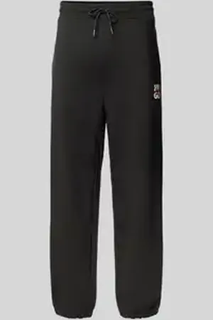 HUGO BOSS Loose fit sweatpants met tunnelkoord, model 