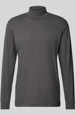 Ragman Shirt met lange mouwen en ribboorden
