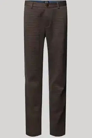 Scotch&Soda Slim fit stoffen broek met Franse steekzakken