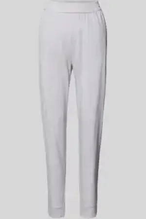 Schiesser Relaxed fit sweatpants met deelnaden