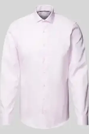 ETERNA Slim fit zakelijk overhemd van twill