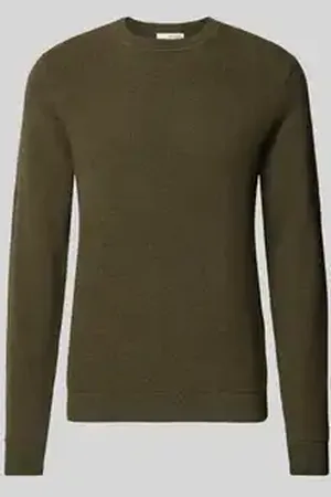 SELECTED Gebreide pullover met ribboorden, model 