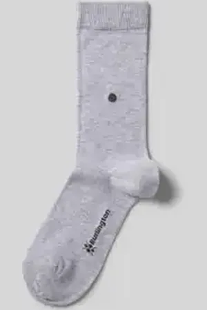 Burlington Sokken met labeldetail, model 
