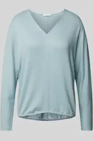 Opus Gebreide pullover met deelnaad, model 
