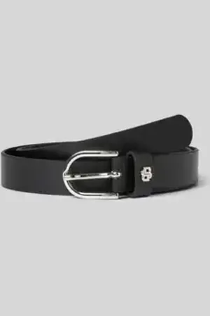 HUGO BOSS Riem van runderleer met doornsluiting, model 