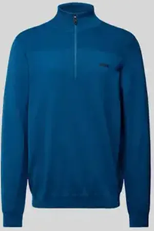 HUGO BOSS Schipperstrui met labeldetail, model 