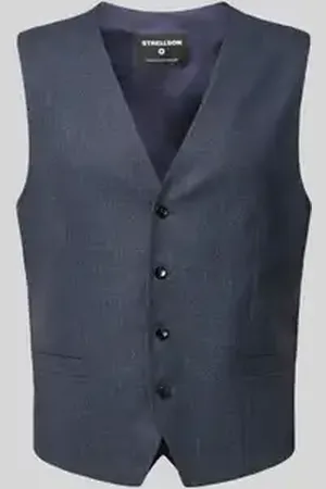 Strellson Bodywarmer van viscose met V-hals, model 