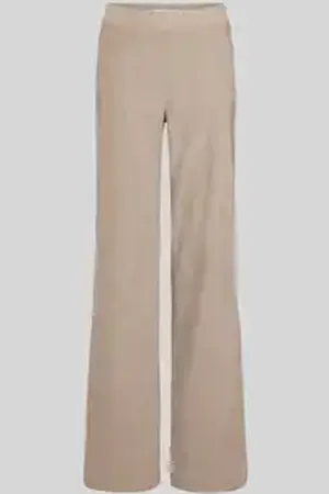 Angels Broek van fijne corduroy met elastische band, model 