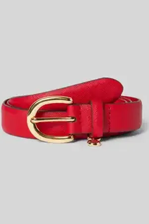 Ralph Lauren Leren riem met labelapplicatie