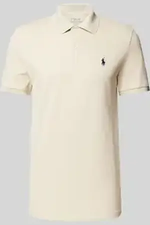 Ralph Lauren Tailored fit poloshirt met logostitching