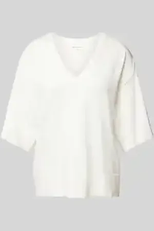 MSCH Oversized T-shirt van viscose met V-hals, model 