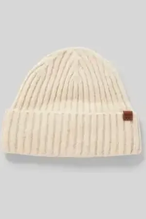 Barts Beanie met labeldetail, model 