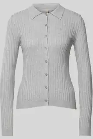 soyaconcept Gebreid jack met knoopsluiting, model 