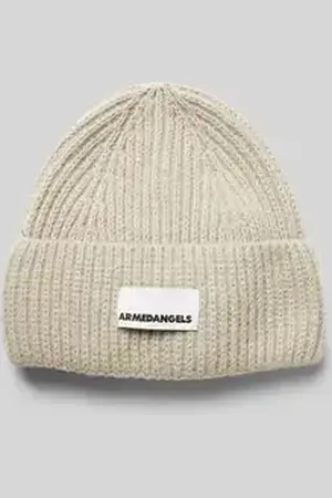 Armedangels Beanie met labelpatch, model 