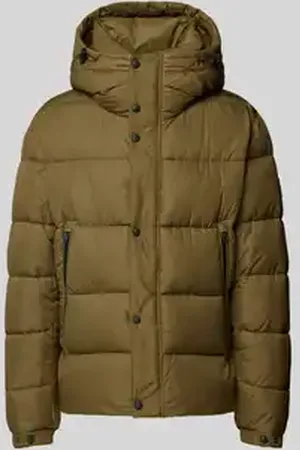 HUGO BOSS Gewatteerd jack met ritszakken, model 