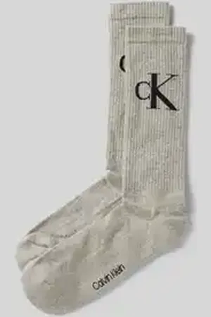Calvin Klein Sokken met logostitching in een set van 2 paar