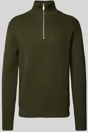 SELECTED Gebreide pullover met ribboorden, model 