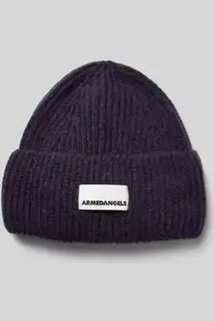 Armedangels Beanie met labelpatch, model 