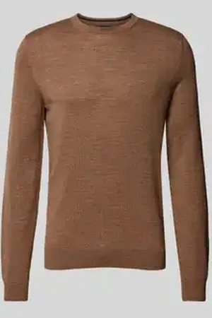 Christian Berg Gebreide pullover met ronde hals