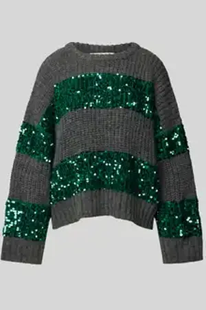 Essentiel Antwerp Gebreide pullover met pailletten