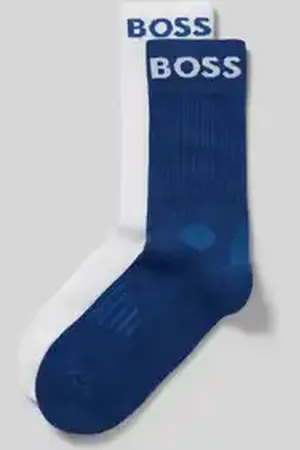 HUGO BOSS Sokken met labeldetail in een set van 2 paar