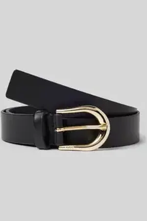 HUGO BOSS Riem van runderleer met doornsluiting, model 