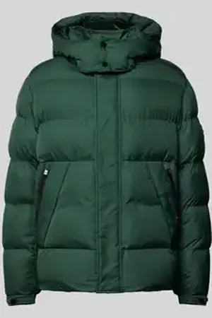 HUGO BOSS Gewatteerd jack met capuchon, model 