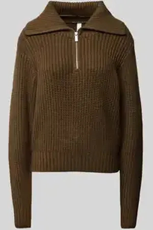 QS by s.Oliver Gebreide pullover met schipperskraag