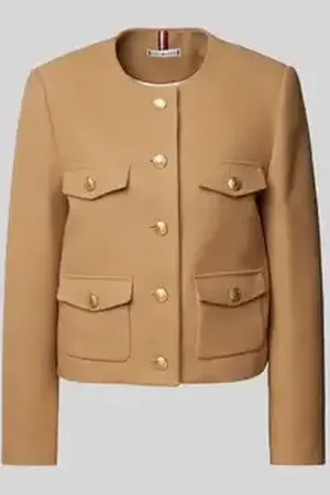 Tommy Hilfiger Kort jack met knoopsluiting