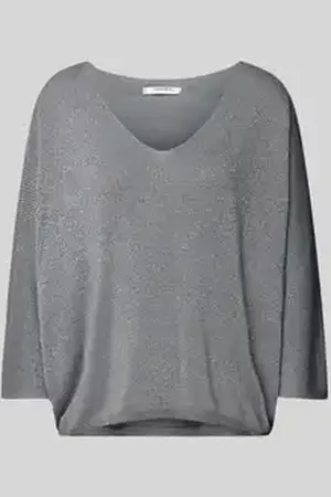 Zabaione Gebreide pullover met V-hals