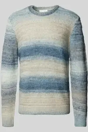 TOM TAILOR Regular fit gebreide pullover van katoenmix met kleurverloop