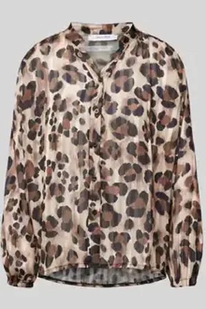 Zabaione Regular fit blouse met tuniekkraag