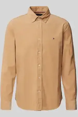 Tommy Hilfiger Regular fit corduroy overhemd met button-downkraag, model 