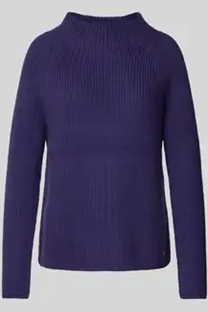 monari Gebreide pullover met labeldetail