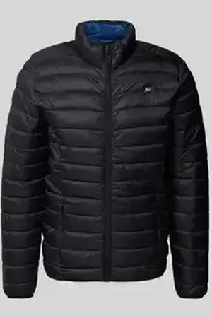 Blend Gewatteerd jack met labelpatch, model 