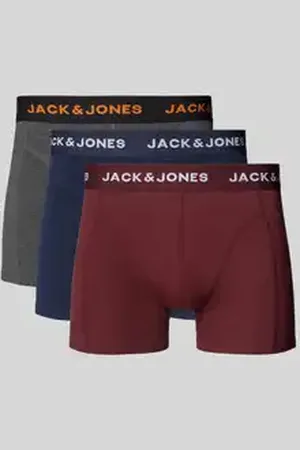 JACK & JONES Boxershort met deelnaden in een set van 3 stuks, model 