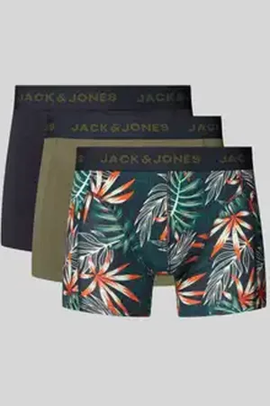JACK & JONES Boxershort met deelnaden in een set van 3 stuks, model 