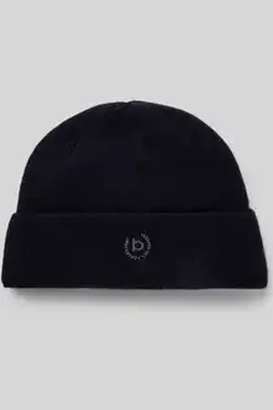 Bugatti Beanie met labelstitching