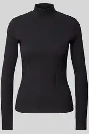 HUGO BOSS Shirt met lange mouwen en opstaande kraag, model 