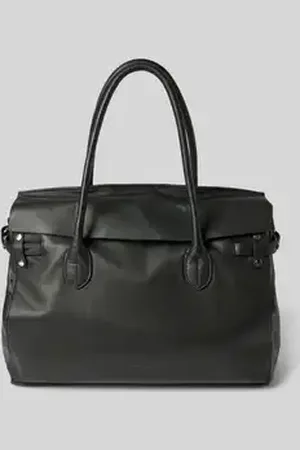 liebeskind Handtas van leer met labeldetail, model 